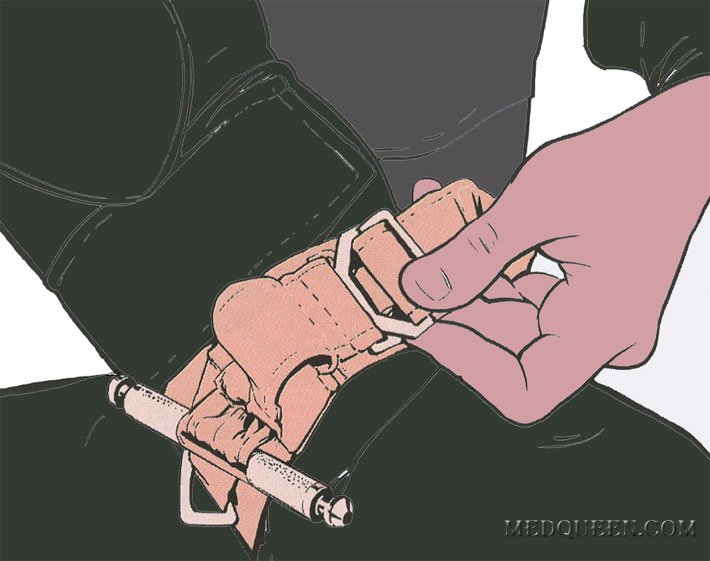 Остановка кровотечения при помощи специальных жгутов (самопомощь) Остановка кровотечения при помощи специальных жгутов (самопомощь)