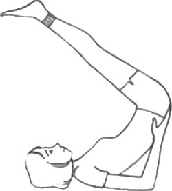 Поза Випарата Карани-Мудра Поза Випарата Карани-Мудра