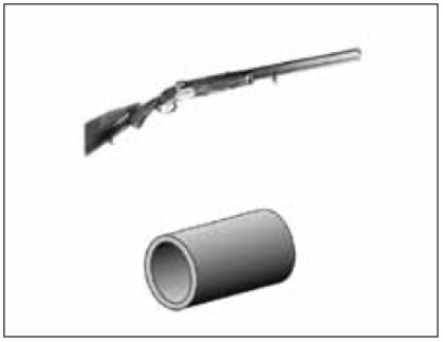 Обычное гладкоствольное охотничье ружье Обычное гладкоствольное охотничье ружье